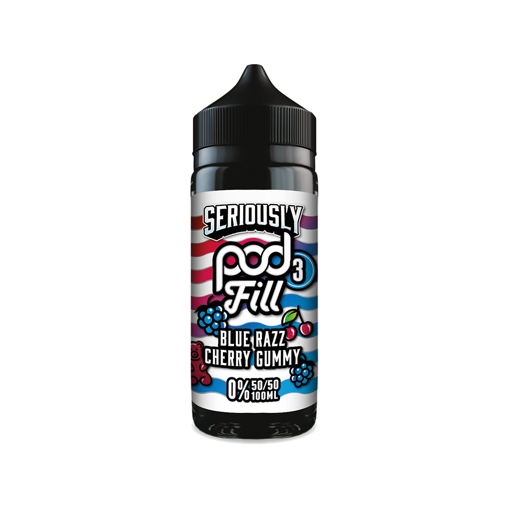 Seriously Pod Fill 3 - Blue Razz Cherry Gummy 100ml