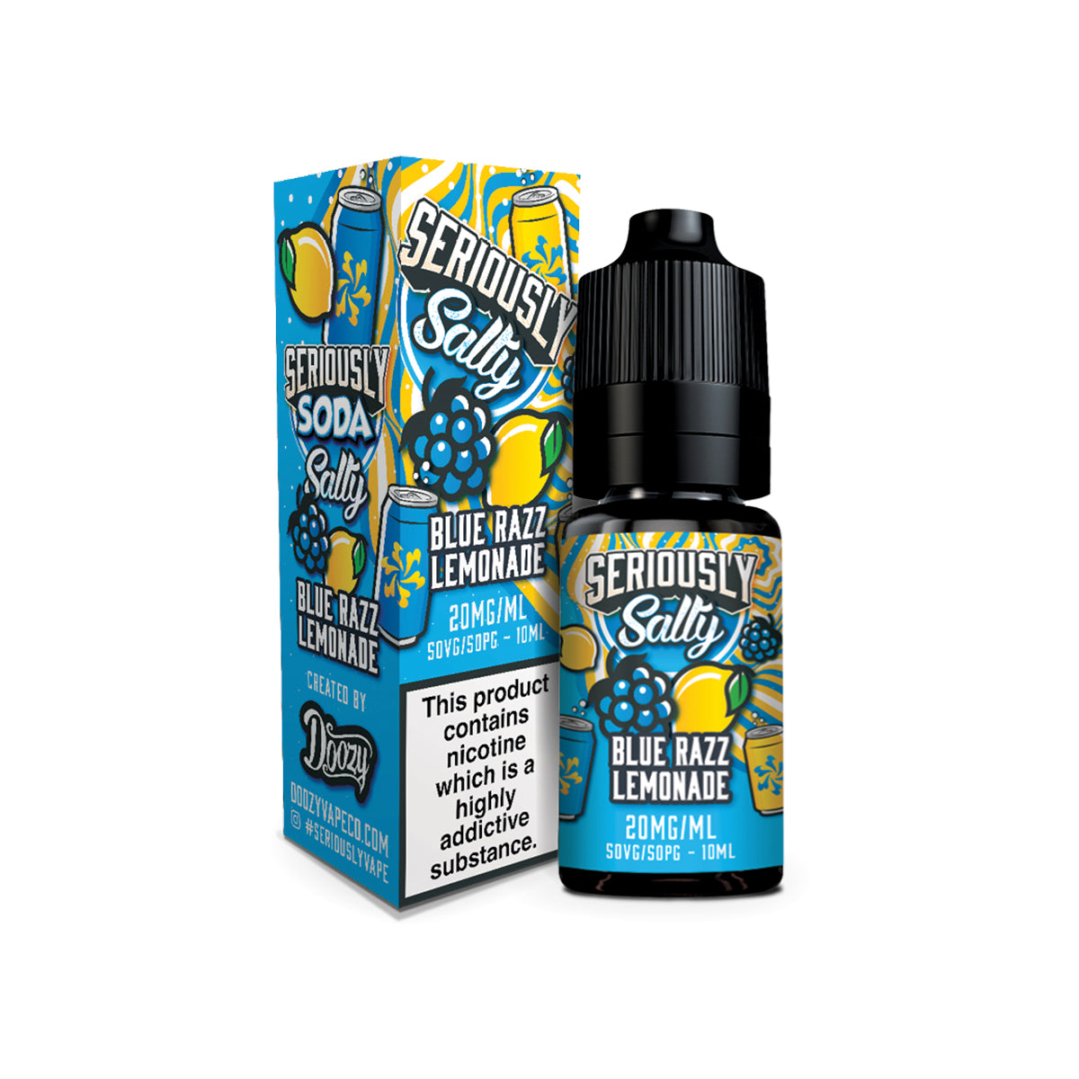 Seriously Soda - Blue Razz Lemonade Nic Salt