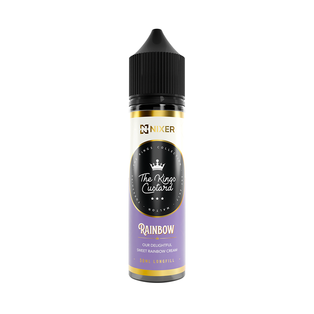 Nixer x The Kings Custard - Rainbow 30ml Longfill