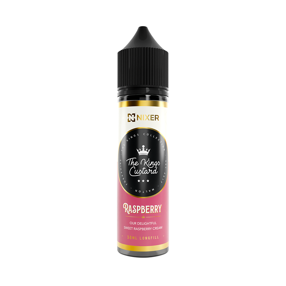 Nixer x The Kings Custard - Raspberry 30ml Longfill