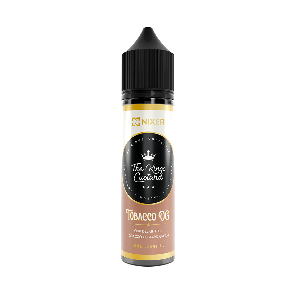 Nixer x The Kings Custard - Tobacco OG 30ml Longfill