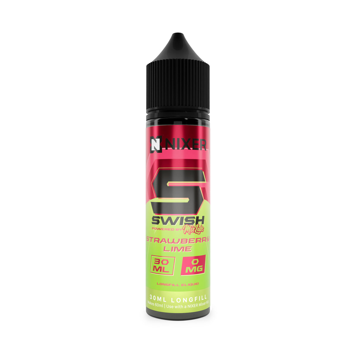 Nixer x Swish - Strawberry Lime 30ml Longfill