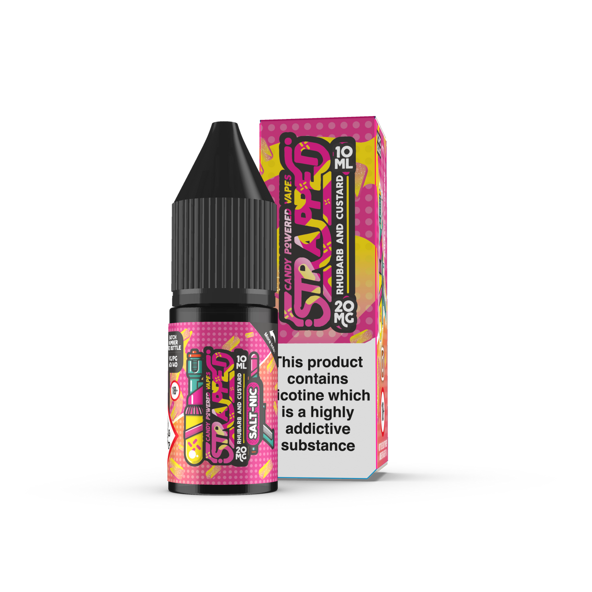 Strapped - Rhubarb & Custard Nic Salt